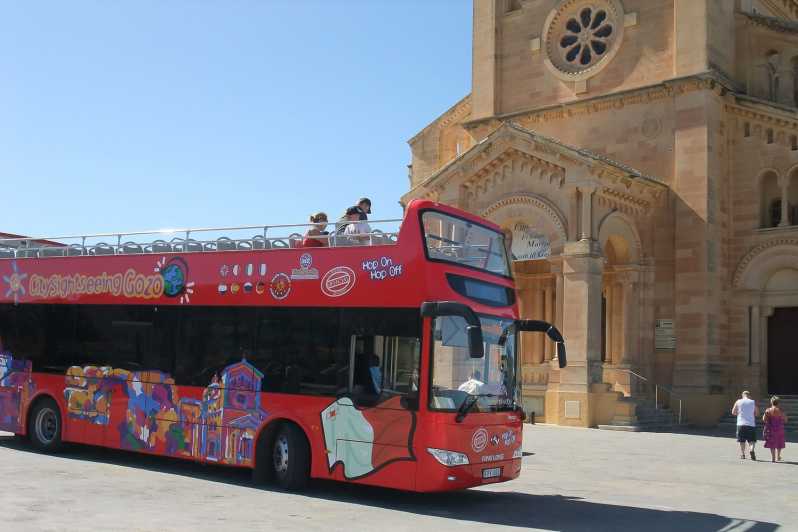 Gozo: pass da 1 giorno per il tour in autobus Hop-On Hop-Off