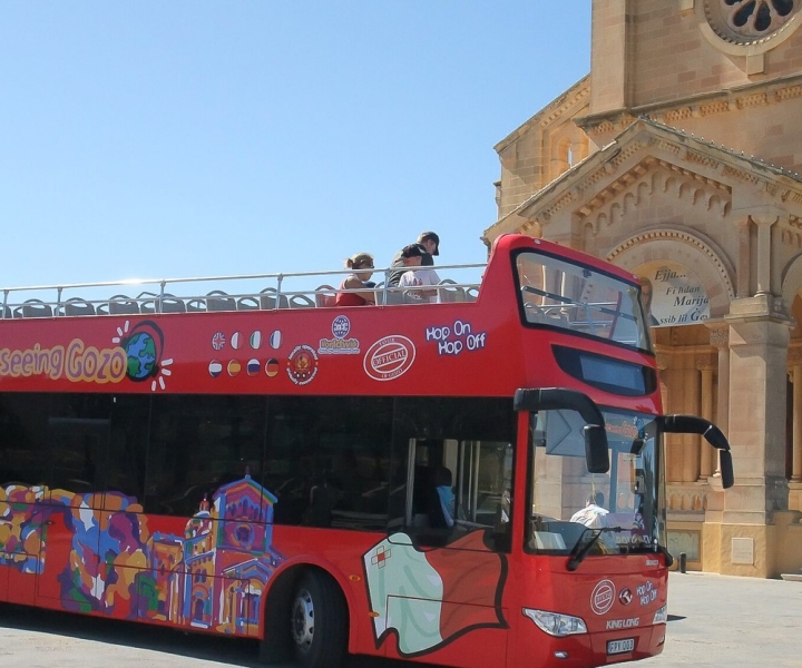 Gozo: pass da 1 giorno per il tour in autobus Hop-On Hop-Off
