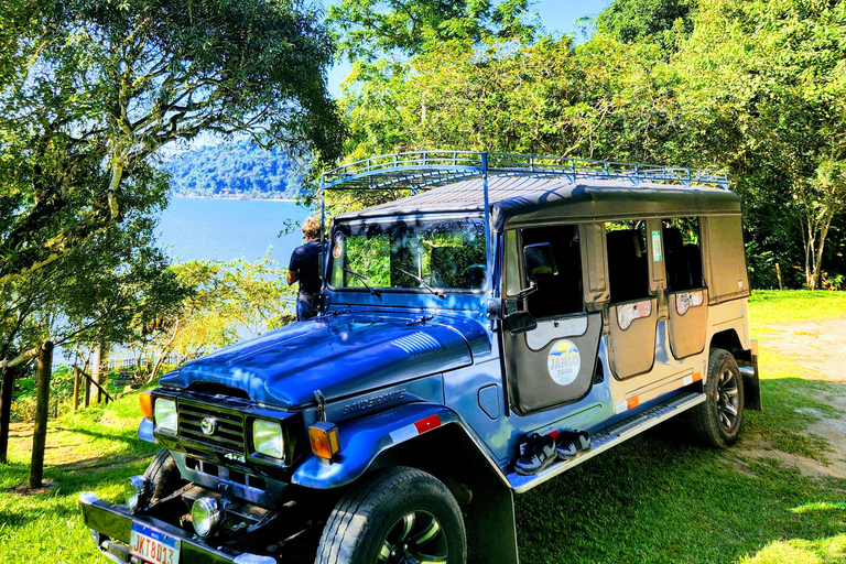 Paraty: Adventure Waterfalls and Distilleries Paraty: Waterfalls, Cachaça Distillery & 4x4 Jeep Tour