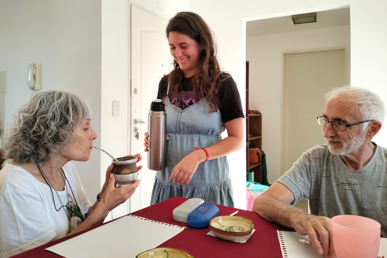 Buenos Aires : Expérience de maté et de peinture avec dégustation de pâtisseries