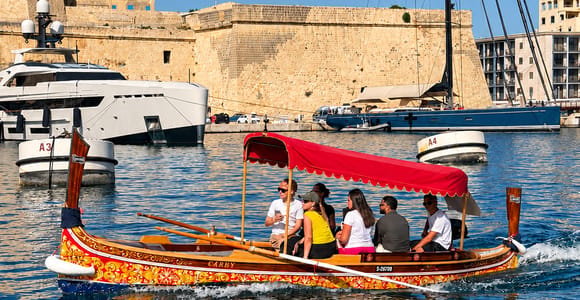 Traditional Grand Harbour & Three Cities Boat Tour