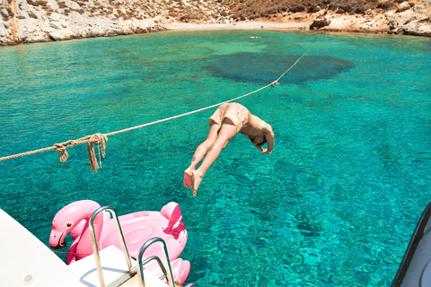 Chrissi: Afternoon Catamaran trip - Dinner, Drinks & Sunset Private Afternoon Catamaran trip - Dinner, Drinks & Sunset