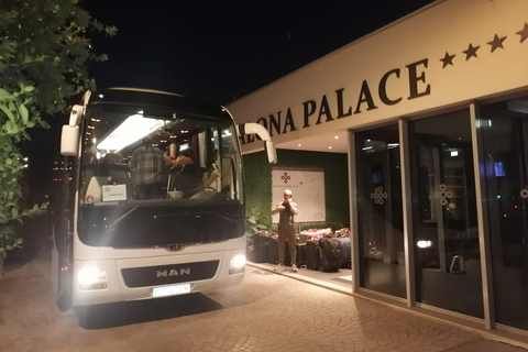 private transfer from Trogir/Split to Zagreb via Plitvice