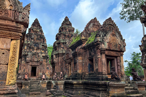 2-Day Angkor Wat, Banteay Srei, Kulen Mountain & Beng Mealea Private tour