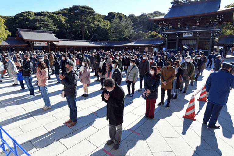 Tóquio: Excursão a pé a Shibuya com um guia local, Santuário Meiji