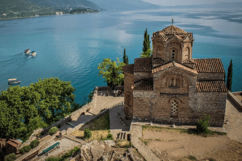 De Tirana/Durrës: Viagem de 1 dia a Struga e Ohrid (Macedónia do Norte)