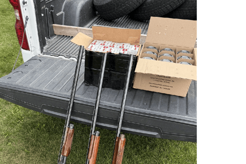 Ayia Napa: Sea Caves and Clay Pigeon Shooting Tour