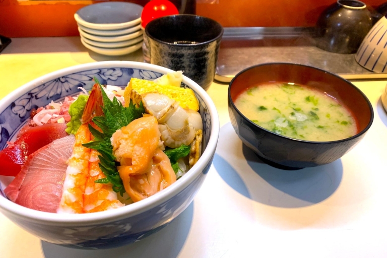 Tokio: Tsukiji-Fischmarkt Meeresfrüchte- und Sightseeingtour