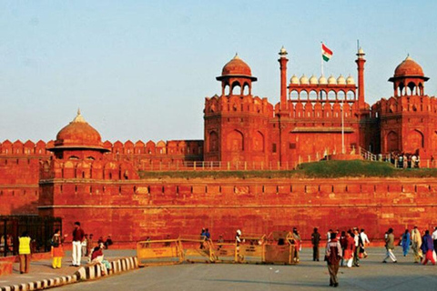 From Delhi: Private 5-Day Golden Triangle TourOption 3: Tour Guide + Transfer + Meals + 4-Star Hotel