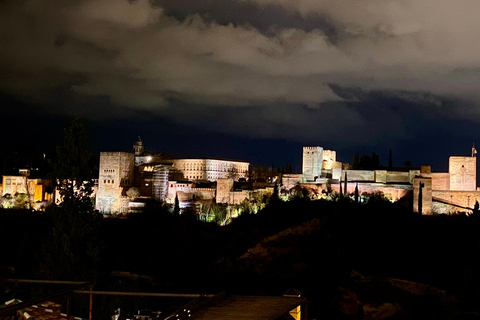 Granada: Alhambra Fast-Track Ticket and Guided Tour by Night