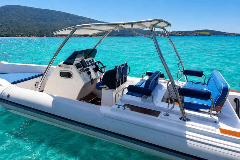 Chania Bay: Private Cruise with Snacks&Drinks, Snorkel-11PAX