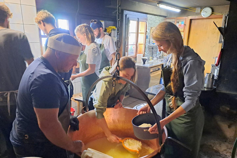 Unterseen: Alpine Cheese Farm Visit & Cheesemaking