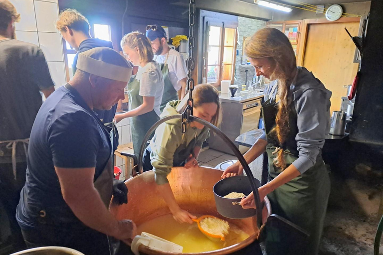 Unterseen: Alpine Cheese Farm Visit & Cheesemaking