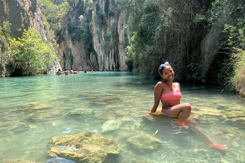 Valencia: Epic Montanejos Hiking, Swim & Waterfall Tour Summer 26: self-guided hiking and thermal springs