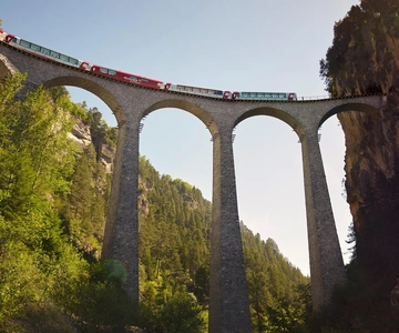 Glacier Express: Rutas panorámicas entre St. Moritz y Zermatt
