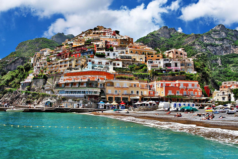 From Sorrento: Half day Tour to Positano by minivan