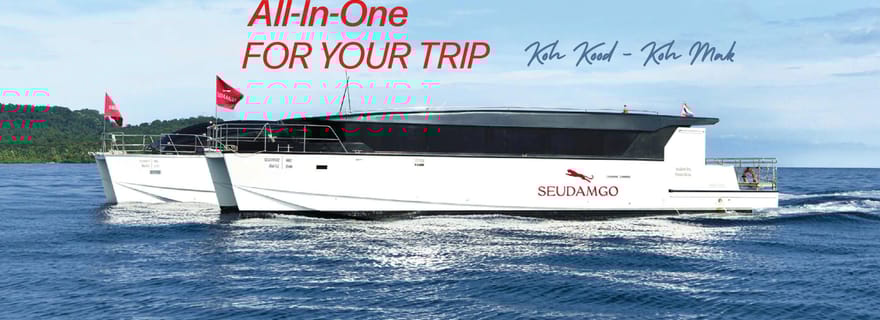 Depuis Rayong : transfert partagé en van et ferry vers Koh Kood