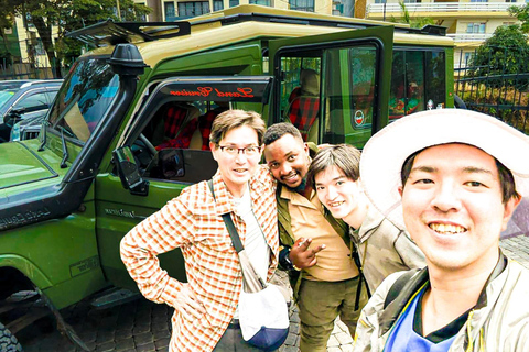 Nairobi National Park Half Day Guided Safaris in 4x4 Vehicle Private Half Day Guided Safaris in 4x4 Open roofed Van