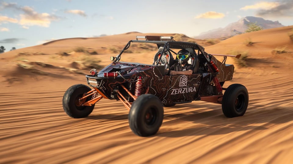 Depuis Dubaï : Zerzura Dune Buggy Experience + Découverte des fossiles