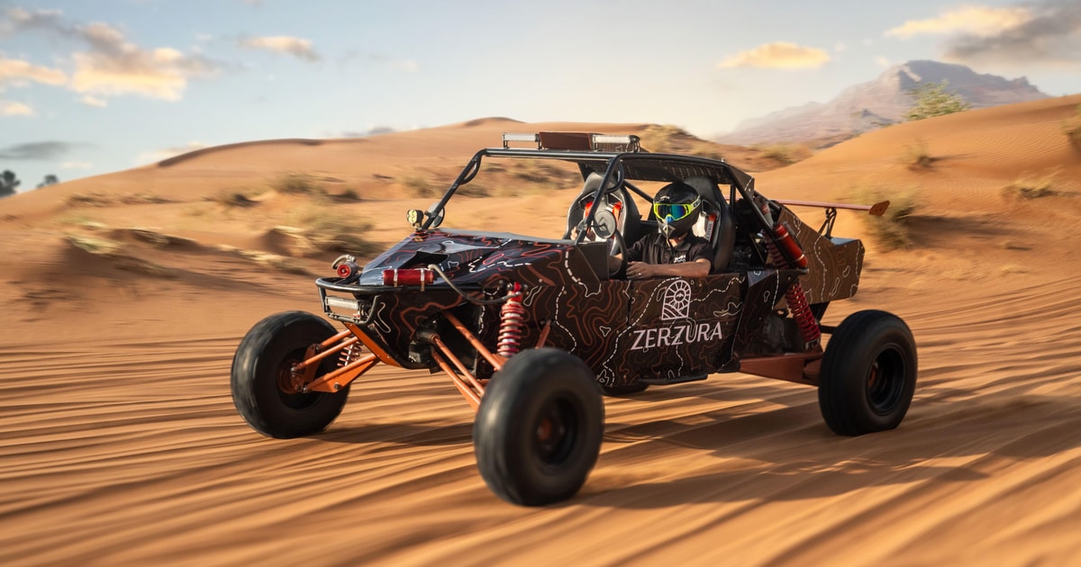 ドバイからZerzuraデューンバギー体験と化石発見 | GetYourGuide