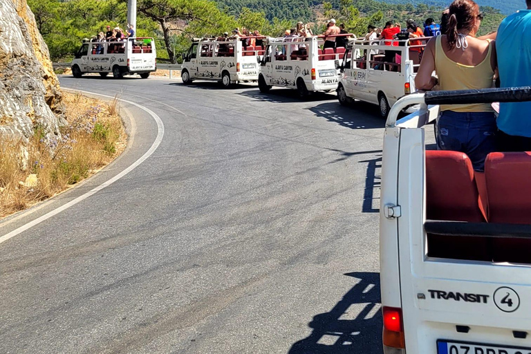 Alanya: Cabrio Bus Safari, Dim Cave w/Lunch at Dimcay River