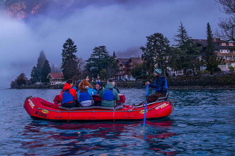 Interlaken: Rafting en Raclette