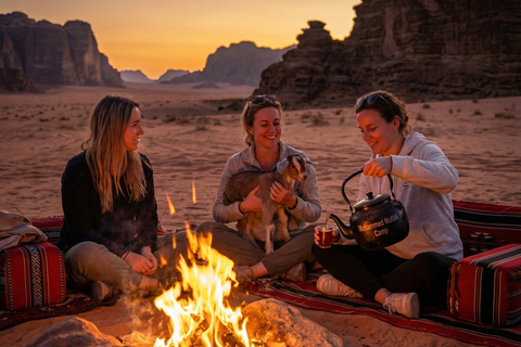 Wadi Rum : FULL DAY JEEP & OVERNIGHT Real beduin experience Overnight in Bubble Camp + Full day jeep tour