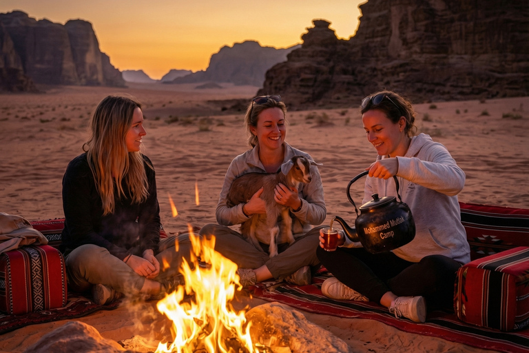Wadi Rum : FULL DAY JEEP & OVERNIGHT Real beduin experience Overnight in Bubble Camp + Full day jeep tour