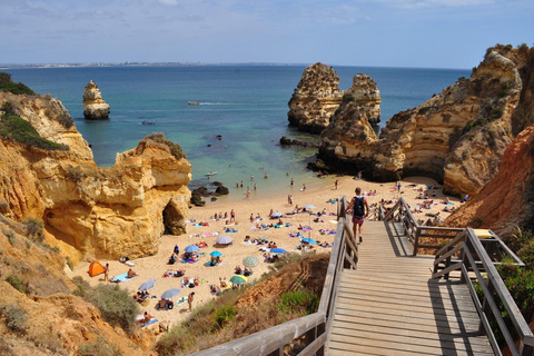 Au départ de Lisbonne : Algarve, grotte marine de Benagil et visite d&#039;une jounée à Lagos