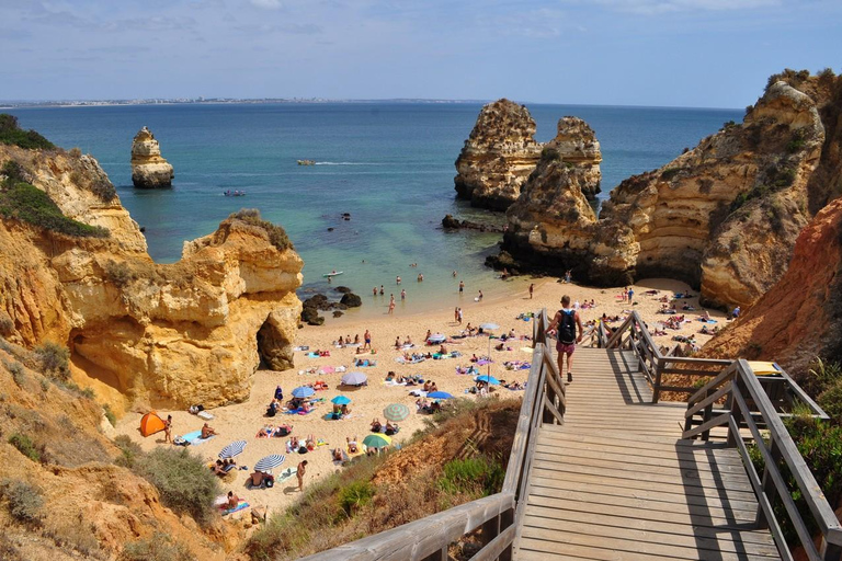 Au départ de Lisbonne : Algarve, grotte marine de Benagil et visite d&#039;une jounée à Lagos