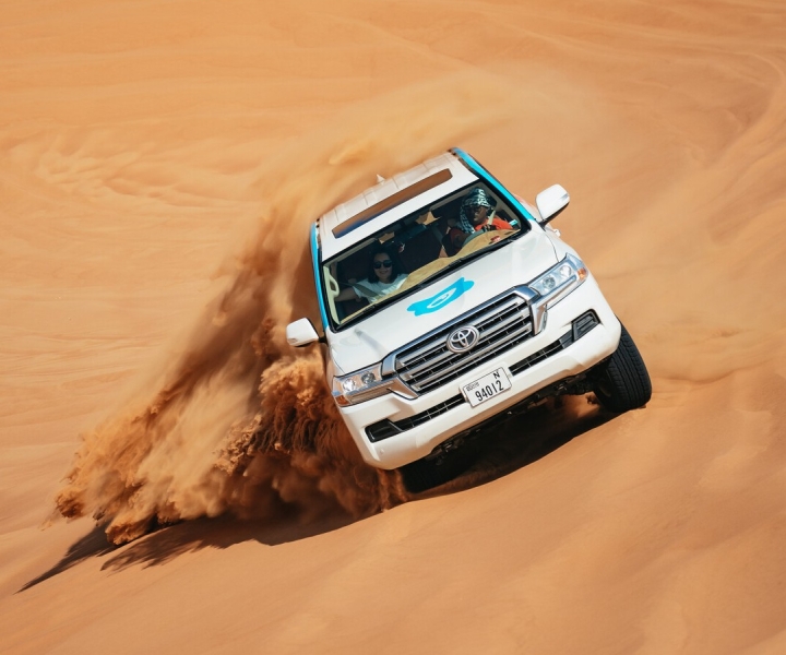 Dubai: Halvdags ørkensafari, kamelridetur og valgfri ATV-tur