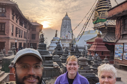 Thamel and Swayambhunath (Monkey Temple) Walking TourThamel &amp; Monkey Temple Small Group Tour