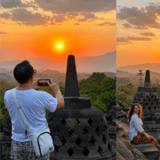 Yogyakarta: Shared Guided Borobudur Sunset Climb-Up Tour