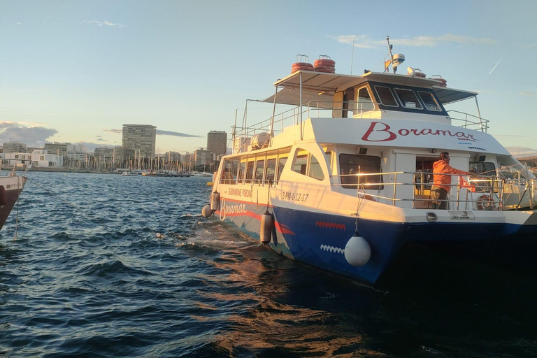 Denia: Katamarantur med Cova Tallada och badstoppDenia: Katamarantur i Cova Tallada och badstopp