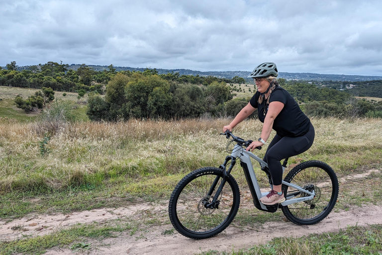 Adelaide Hills: Tour guidato in bicicletta elettrica con caffè e torta