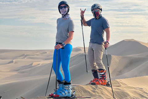 From Huacachina or Ica : Sandski and professional Sandboard on the dunes