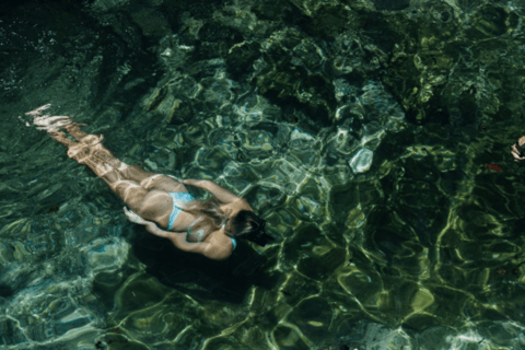 Von Cancun/Riviera Maya aus: Tagesausflug zu den Maya-Ruinen und Schwimmen in den CenotenTour Abholung von Cancun