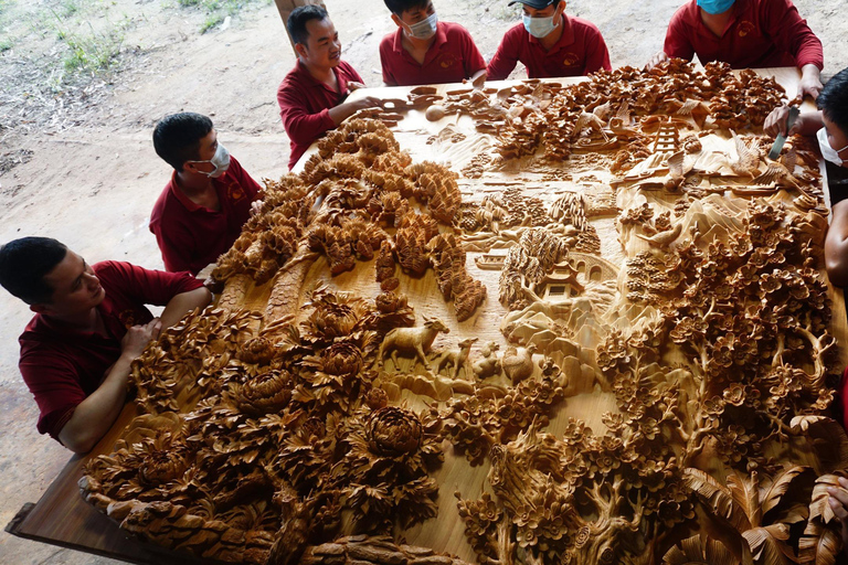 Hoi An : 3 heures de cours de sculpture sur bois avec un artiste local