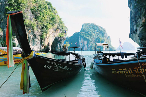 Krabi: Hong Eilanden Privé Longtail Boot TourKrabi: privérondvaart met longtailboot op Hong Islands