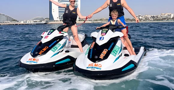 Jet Ski to Burj Al Arab & Atlantis + Photo, Video & Icecream