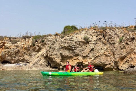 Menorca: Guided kayak tour of Mongofre and Addaia Bay