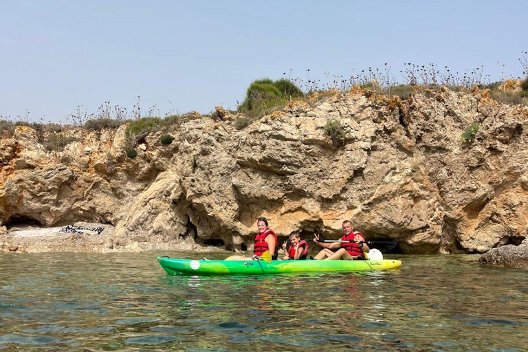 Menorca: Guided kayak tour of Mongofre and Addaia Bay