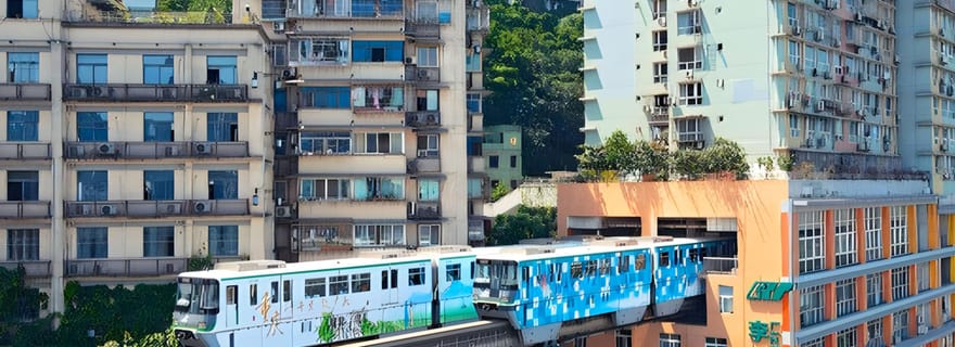 Chongqing : bien-être actif, monorail et visite des joyaux cachés