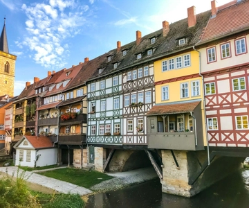 Erfurt: Mit dem Brückenkrämer unterwegs. Rundgang mit Jubiläums-Verkostung.