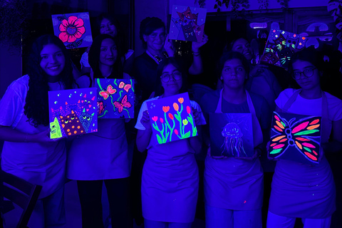 Antalya: Neon Painting Workshop - Art That Glows in the Dark