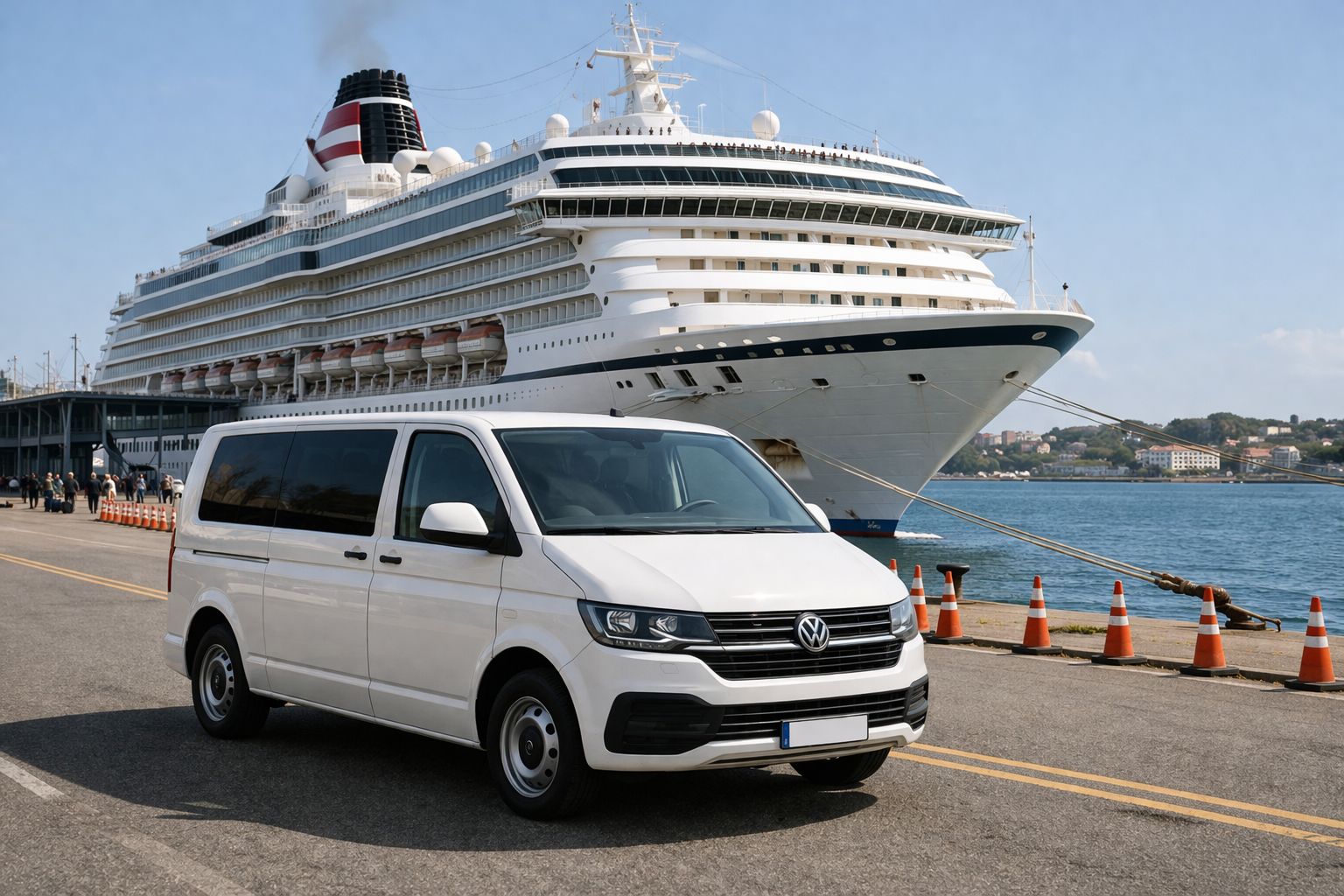 Privater Transfer ab Hafen Civitavecchia nach Rom/Flughafen Rom