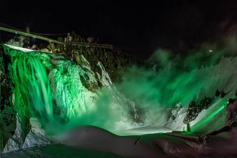 Quebec City: Montmorency Falls met kabelbaanritMontmorency Falls met retourrit met kabelbaan Return