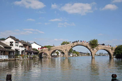 From Shanghai: Zhujiajiao Water Town Tour with Hotel Pickup