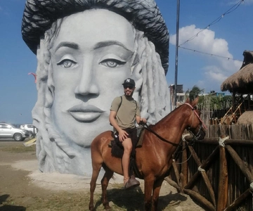 Cartagena: Passeio a cavalo na praia com fotos e almoço