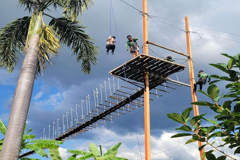 Pattaya Rainforest Zipline Rope Suspension Bridge Adventure